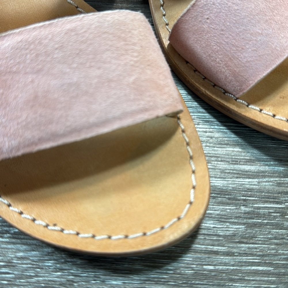 Coconuts by Matisse pink leat sandals woman's size 7 (d181) - Picture 8 of 8